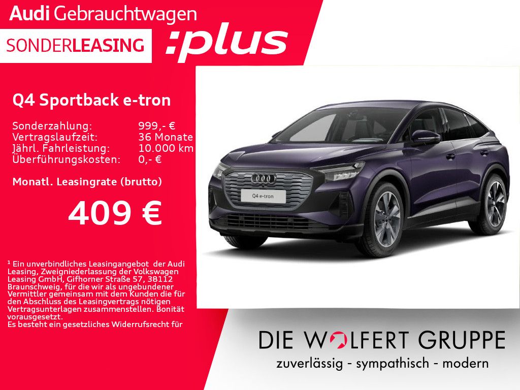 Audi Q4 Sportback e-tron 40 ACC+HEADUP+AHK+360°