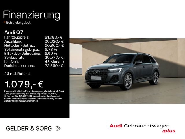 Audi Q7 55 TFSI e qu. S line Matrix*B&O*Hud*Pano*360°