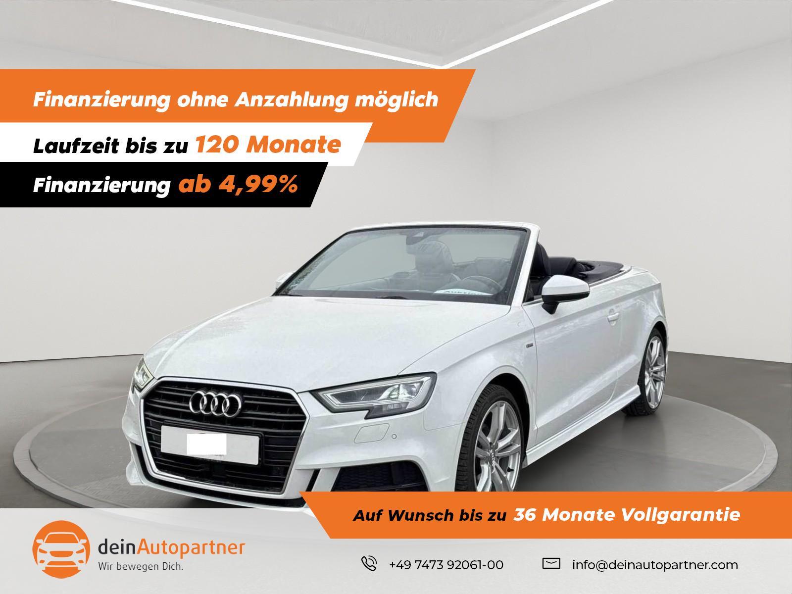 Audi A3 Cabriolet sport 2,0 TDI S line LEDER/NAVI/LED