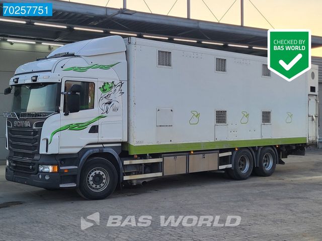 Scania R620 6X4 Cattle transport Ladebordwand Euro 6