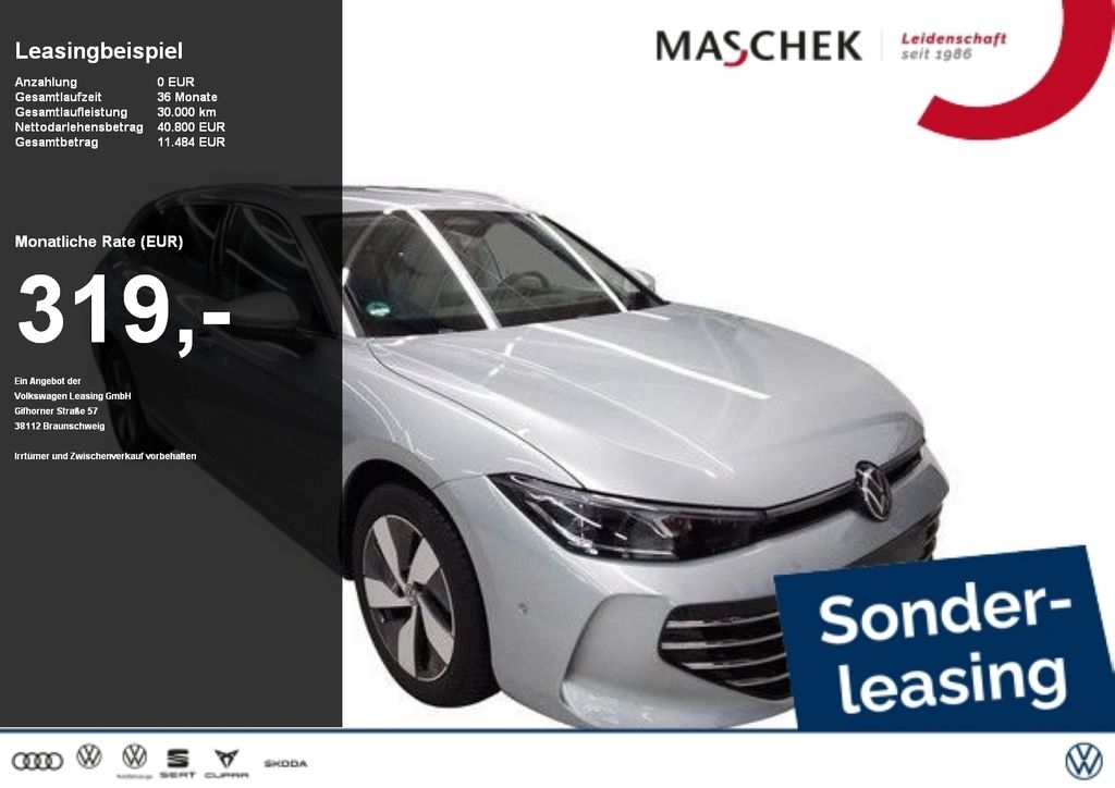 Volkswagen Passat Elegance eHybrid HeadUp AHK RearView Ansc