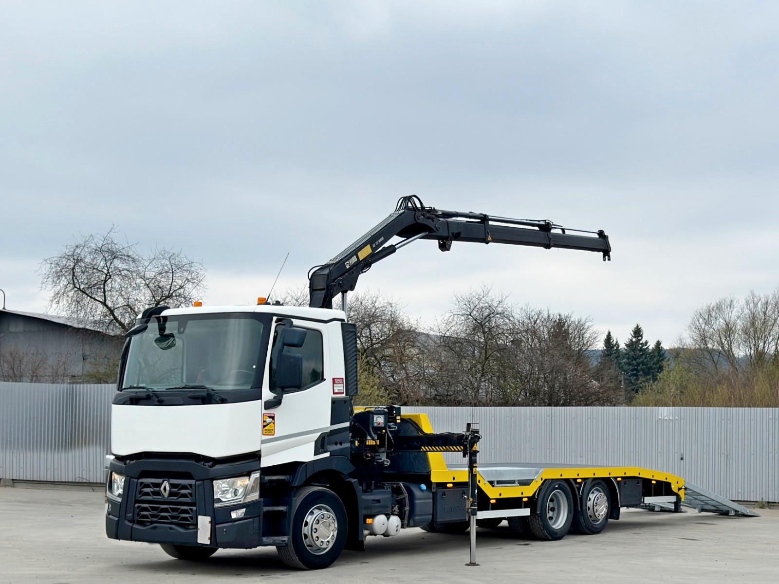 Renault T 380 * Abschleppwagen 7,50m* KRAN/FUNK * TOP