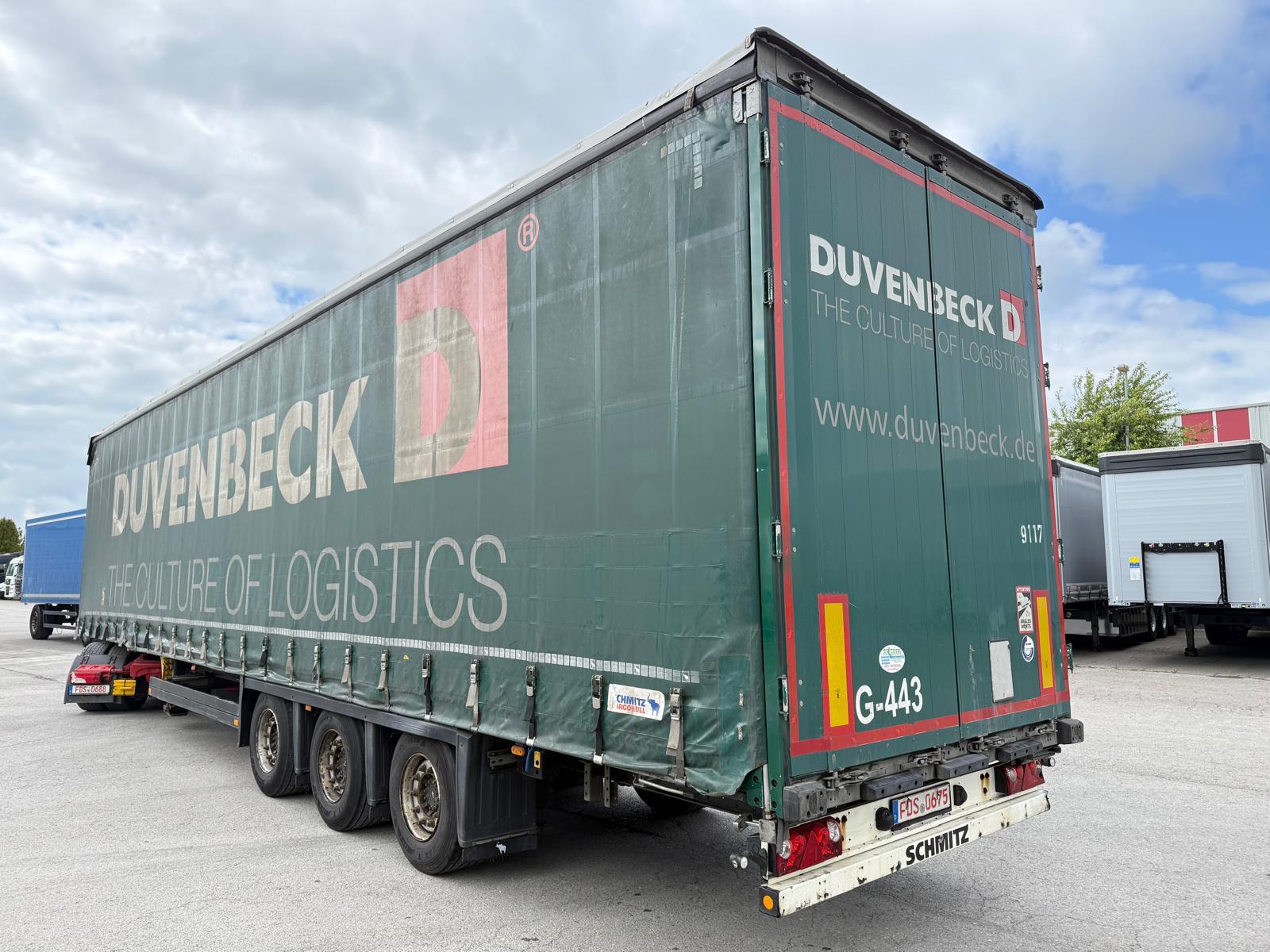 Schmitz Cargobull  3 Achs Mega Trailer Hubdach top Reifen verzinkt