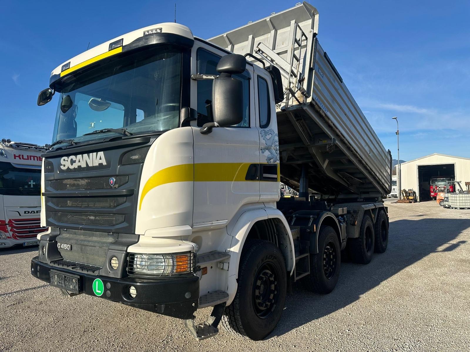 Scania G 450 Retarder 8x4 Meiller bordmatic