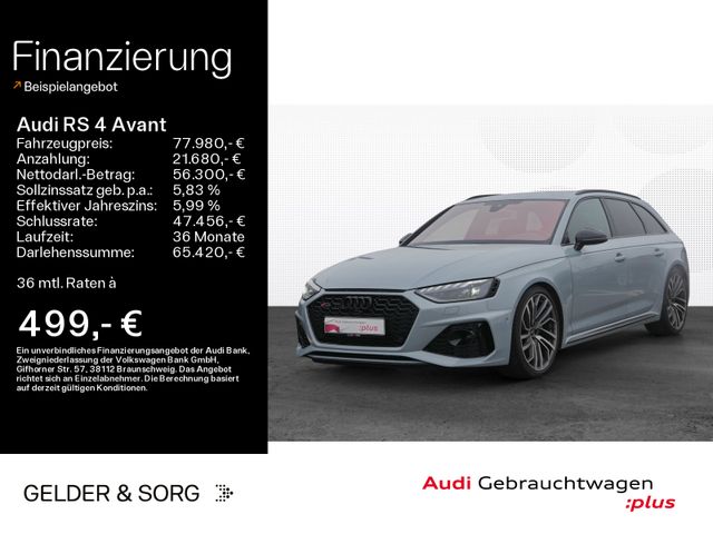 Audi RS 4 Avant RS-Dynamik*B&O*HuD*Massage*280km/h