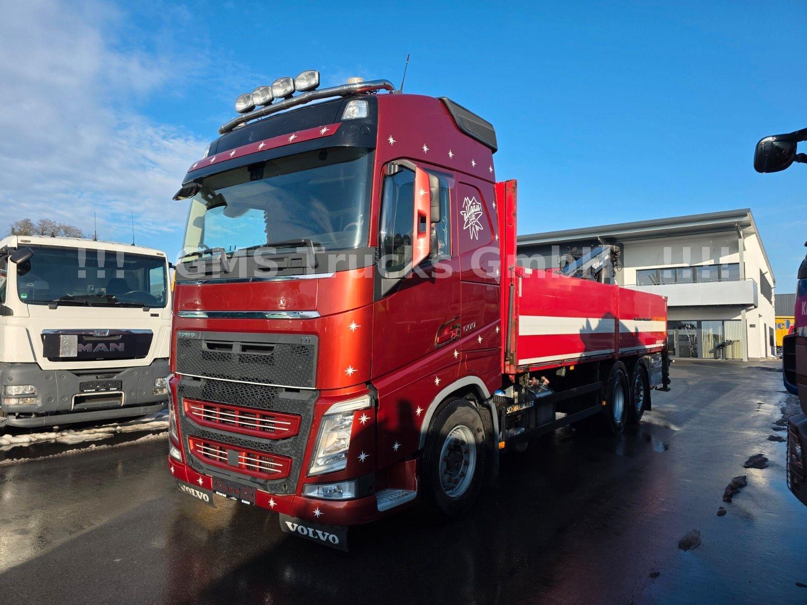 Volvo FH 500 / 6X2 / I Shift / Atlas Kran / Lenkachse