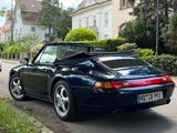 Porsche 993 Cabriolet Handschalter | 2 Vorbesitz - blaue Porsche 993