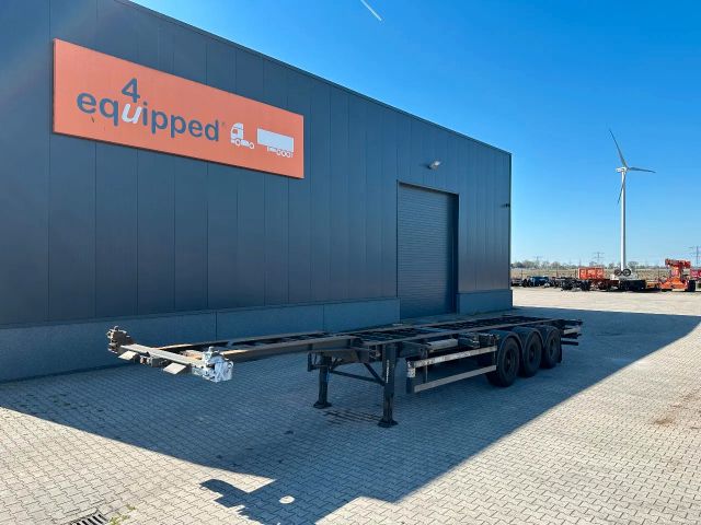 Groenewegen 40FT HC, 2x20FT, BPW+schijfremmen, NL-Chassis