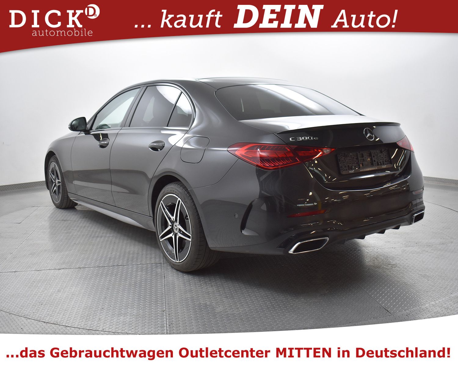 MERCEDES-BENZ C300e 2X AMG Line NIGHT+STDHZ+KAMER+LED+TEMP+18" - Image 6