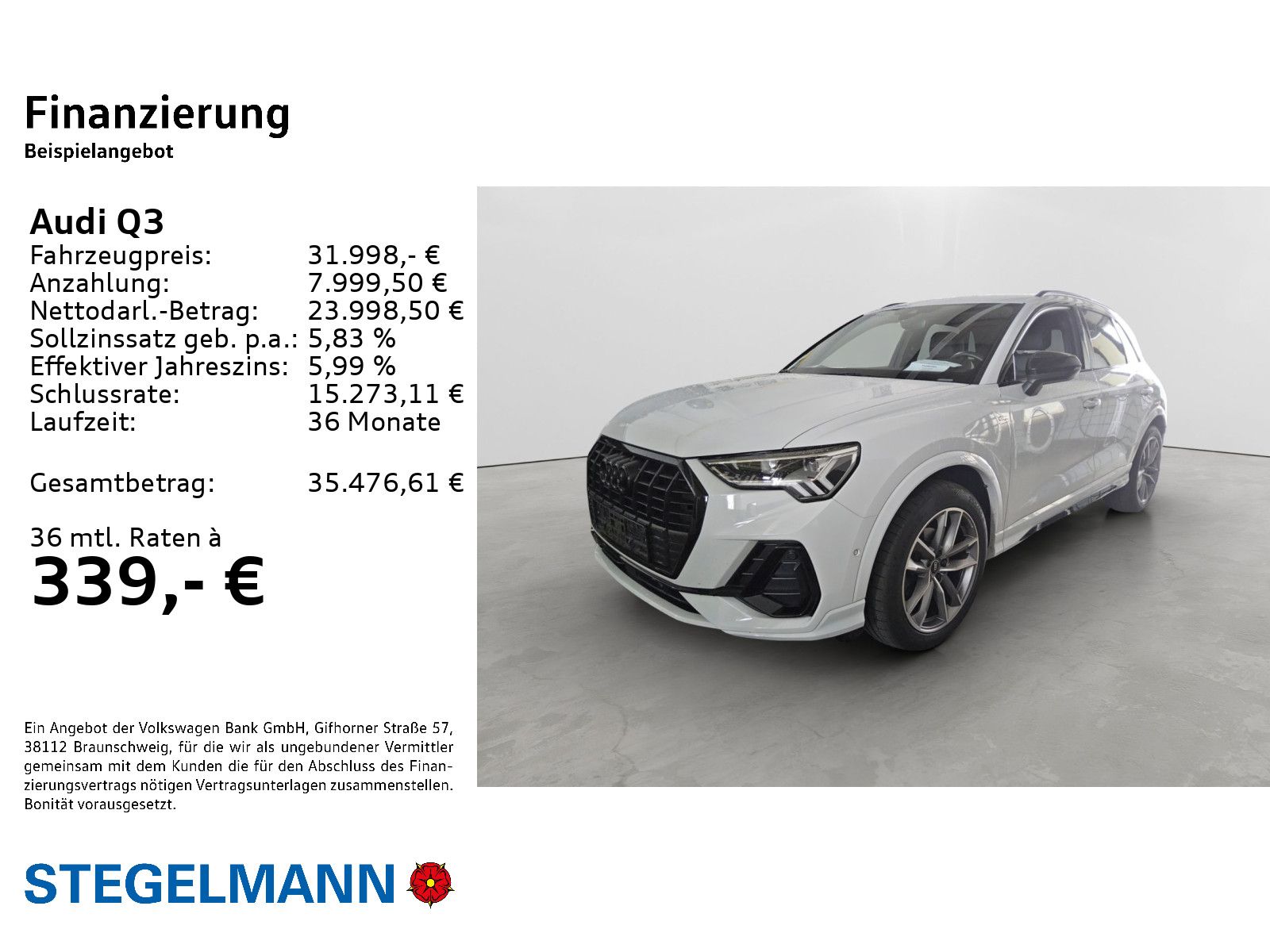 Audi Q3 35 TDI S-tronic S line*schwarz+*Kamera*19Z* foto 2