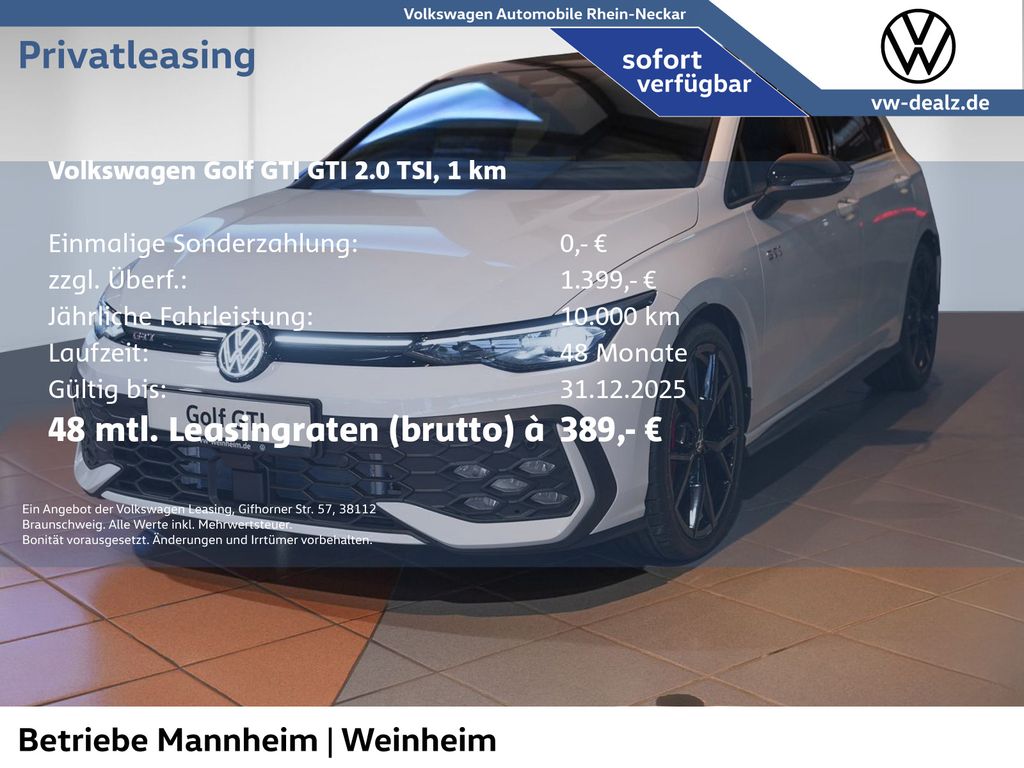 Golf GTI 2,0 l TSI DSG NAVI HeadUp ALU 19" LED