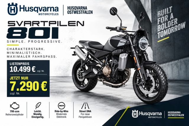 Husqvarna SVARTPILEN 801 *SONDERAKTION*