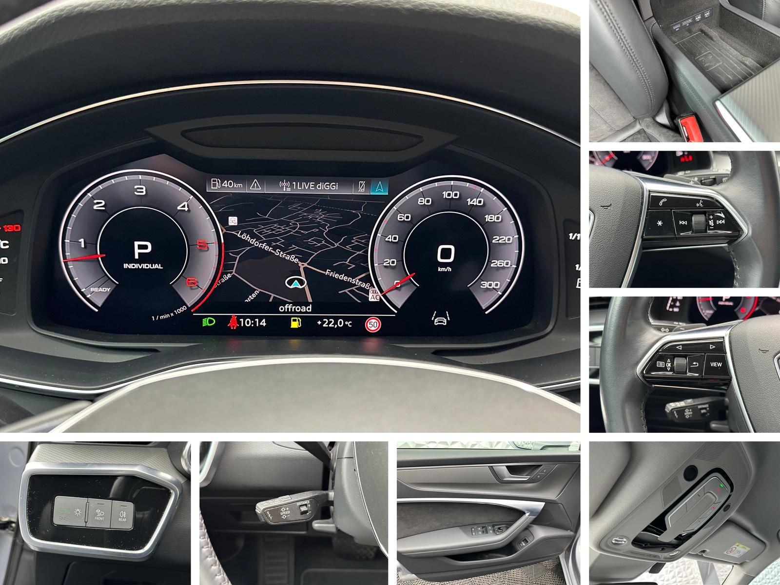 Fahrzeugabbildung Audi A6 50TDI QUAT/ACC/LUFT/STANDHZ/KEYL/360°/AHK/HUD