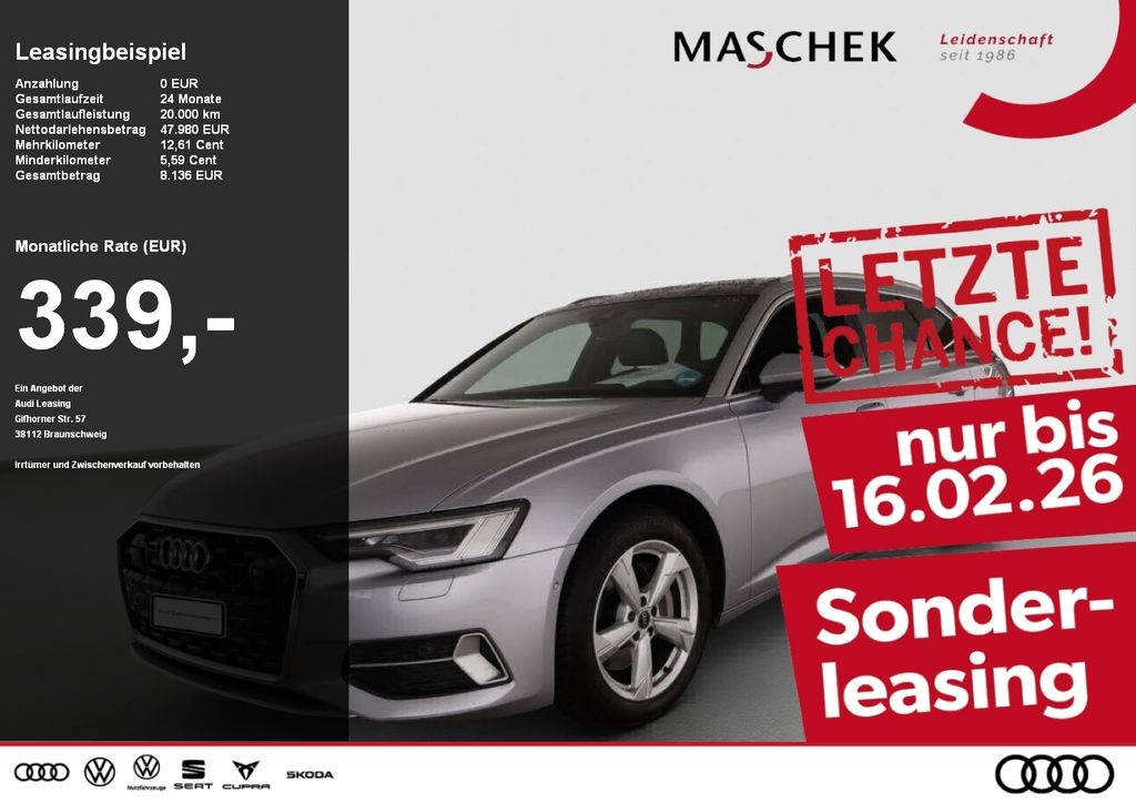 A6 Avant advanced 45 TFSI quat AHK Pano Matrix M