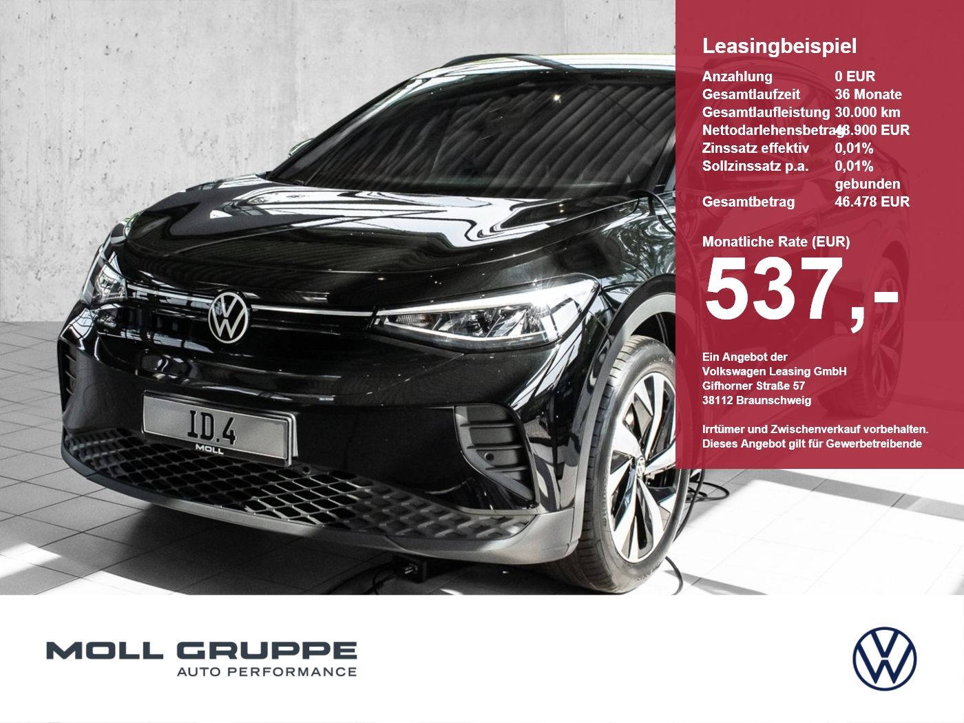 Volkswagen ID.4 Pro 77 kWh 1-Gang-Automatik KLIMA ACC AHK