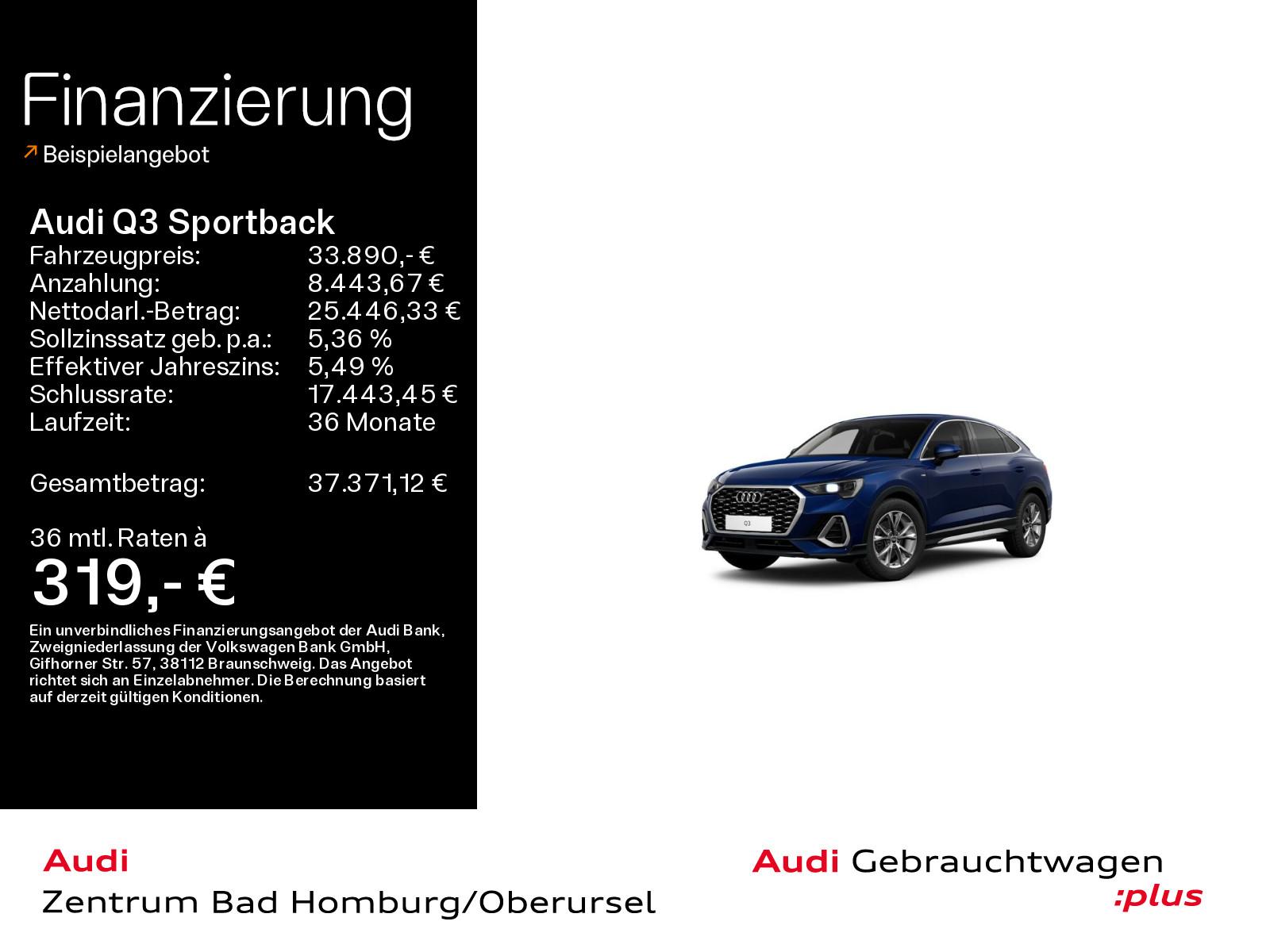 Audi Q3 Sportback 35 TDI qu S line*Navi*Alu*Virtual*A