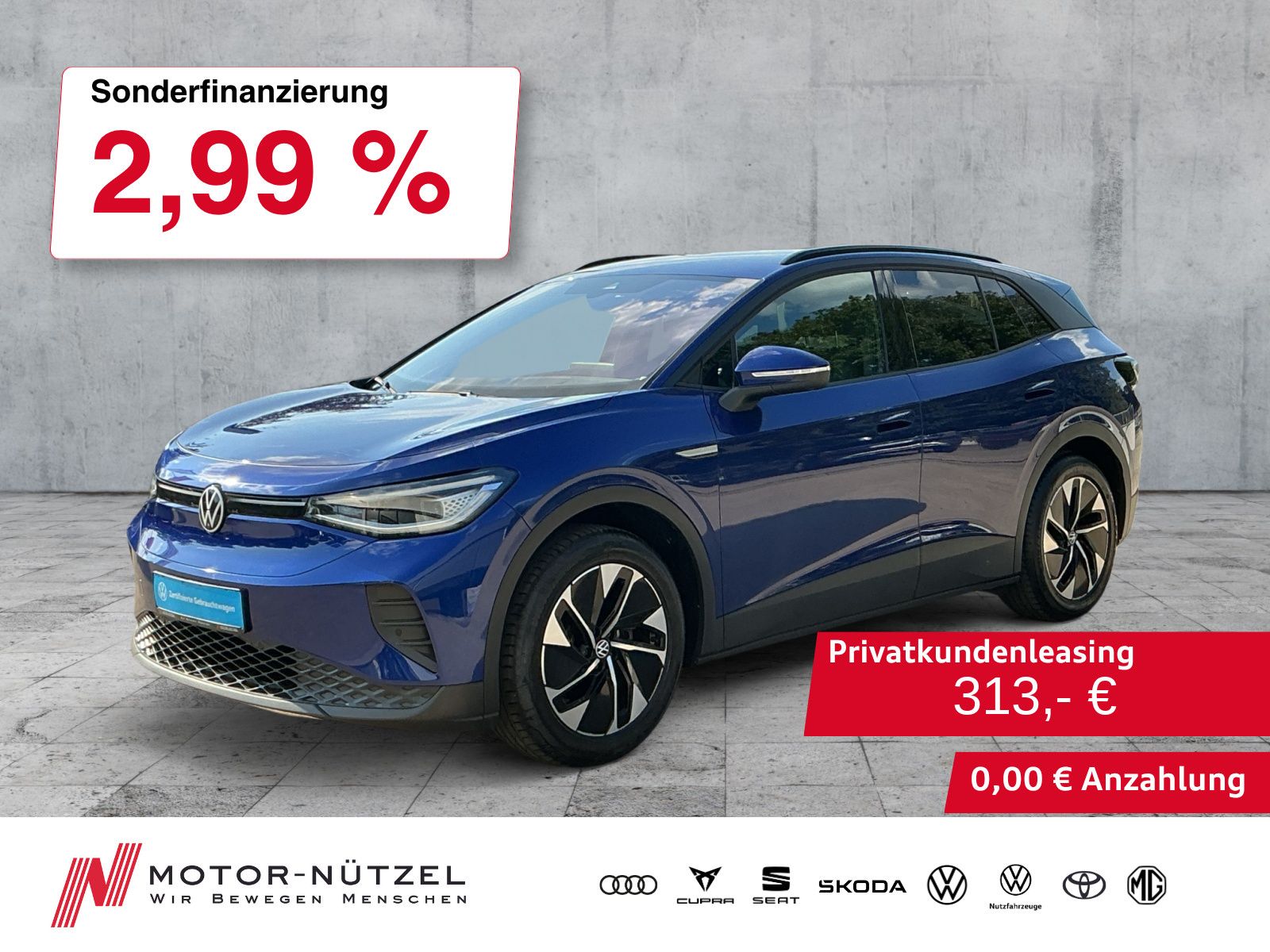 Volkswagen ID.4 PURE MATRIX+NAV+SHZ+WäPu+HUD+KAMERA+19"