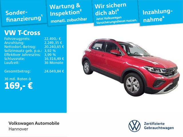 Volkswagen T-Cross 1.0 TSI Life Navi LED ACC DigCockpit PDC