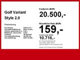 Volkswagen Golf Variant Style 2.0 TDI Business LED AHK ACC - Volkswagen Golf: Variant Style