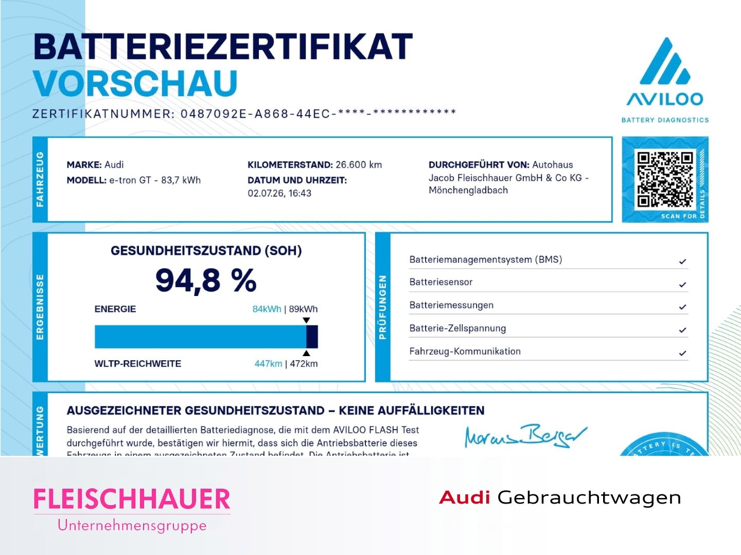 Audi e-tron GT quattro Luftfederung Panorama Navi Le foto 5