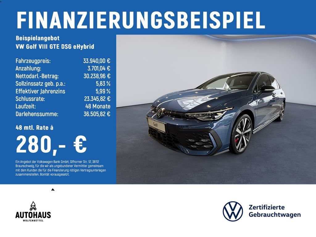 Golf VIII GTE DSG eHybrid