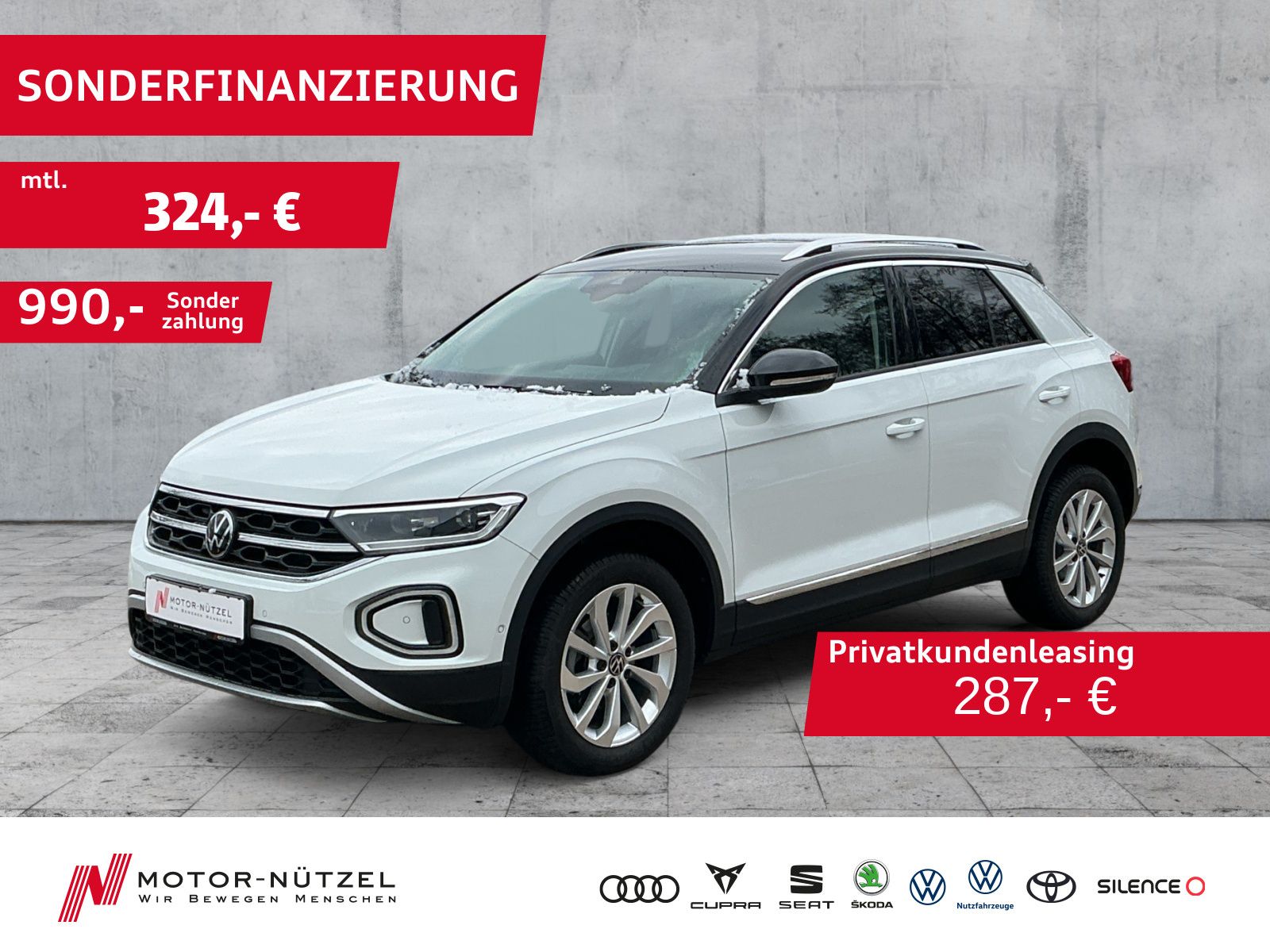 Volkswagen T-Roc 1.5 TSI STYLE 5JG+LEDplus+NAVI+AHK+ACC+SHZ