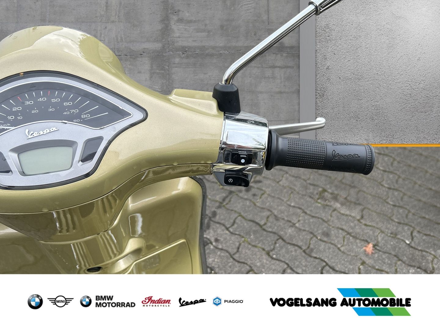 Fahrzeugabbildung Vespa Primavera 50 Sondermodell 75 Jahre, Champagner G