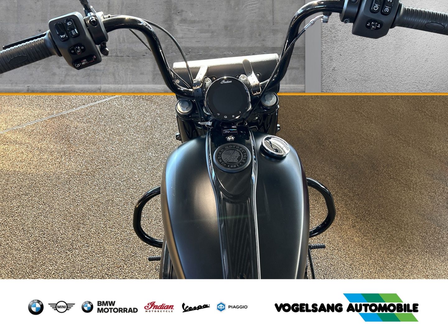 Fahrzeugabbildung Indian Chief Bobber Heckumbau, Ape Lenker, Blinkerumbau