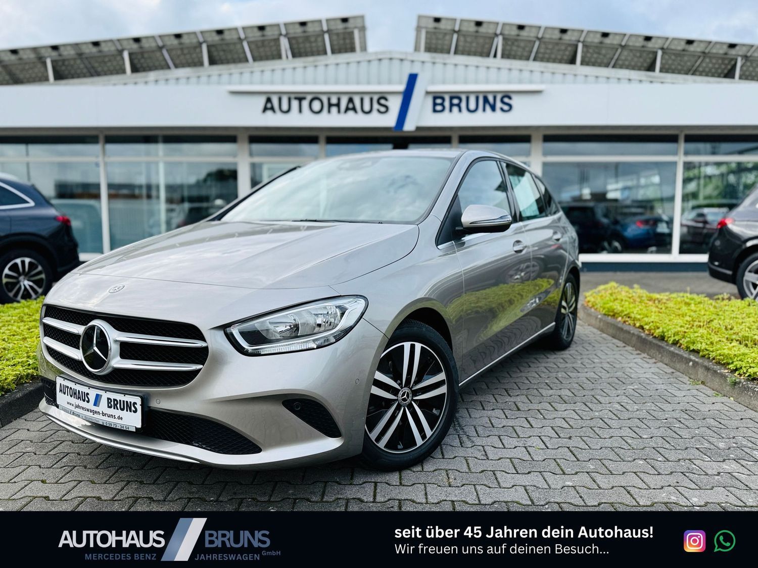 Fahrzeugabbildung Mercedes-Benz B 180 d, Autom, Distronic, PTS, RFK, Navi, Totw,