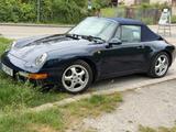 Porsche 993 Cabriolet Handschalter | 2 Vorbesitz - blaue Porsche 993