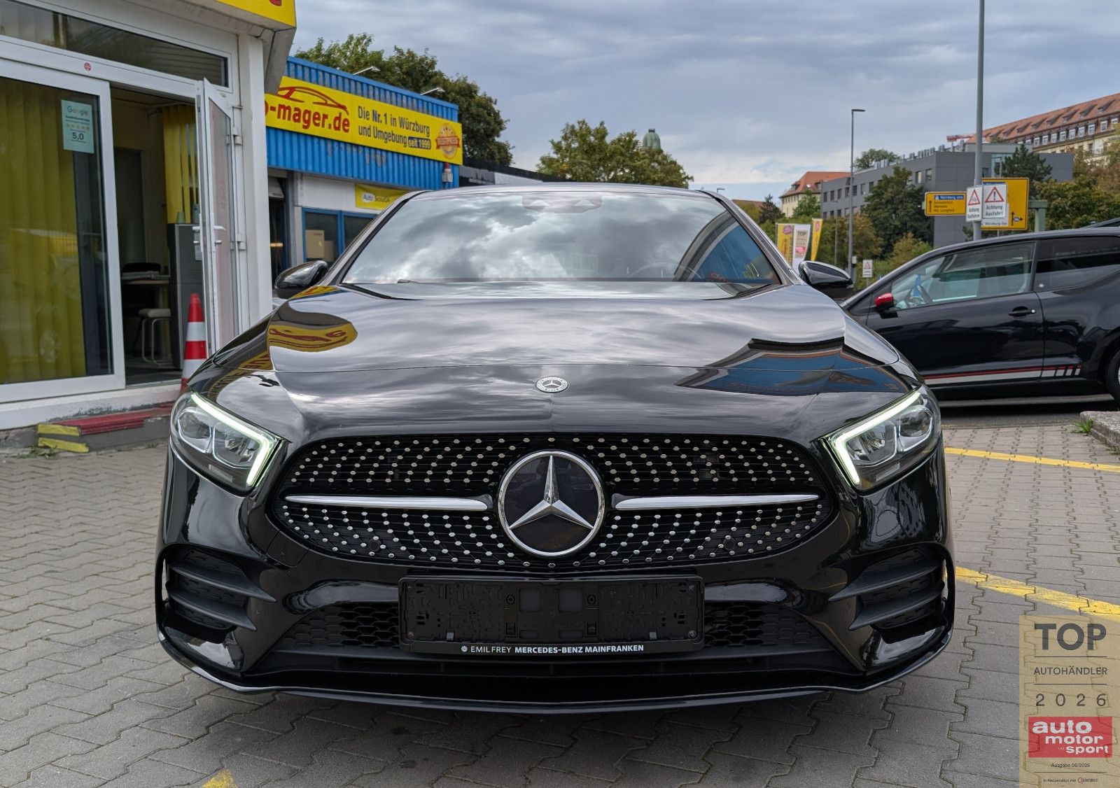 Mercedes-Benz A 200d Lim AMG-Line*LED*Kam*Wide*KeyGo*Burmester imagem 2