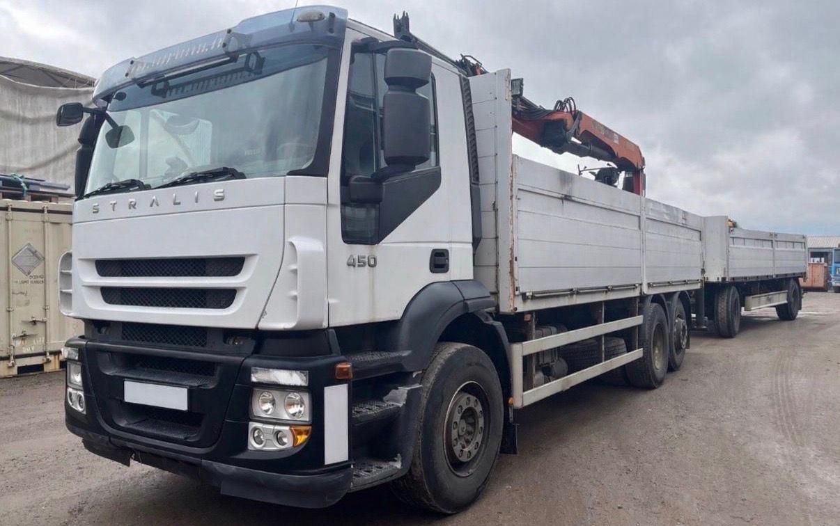 Iveco Stralis 260S45 E5 Palfinger Kran PK 21001