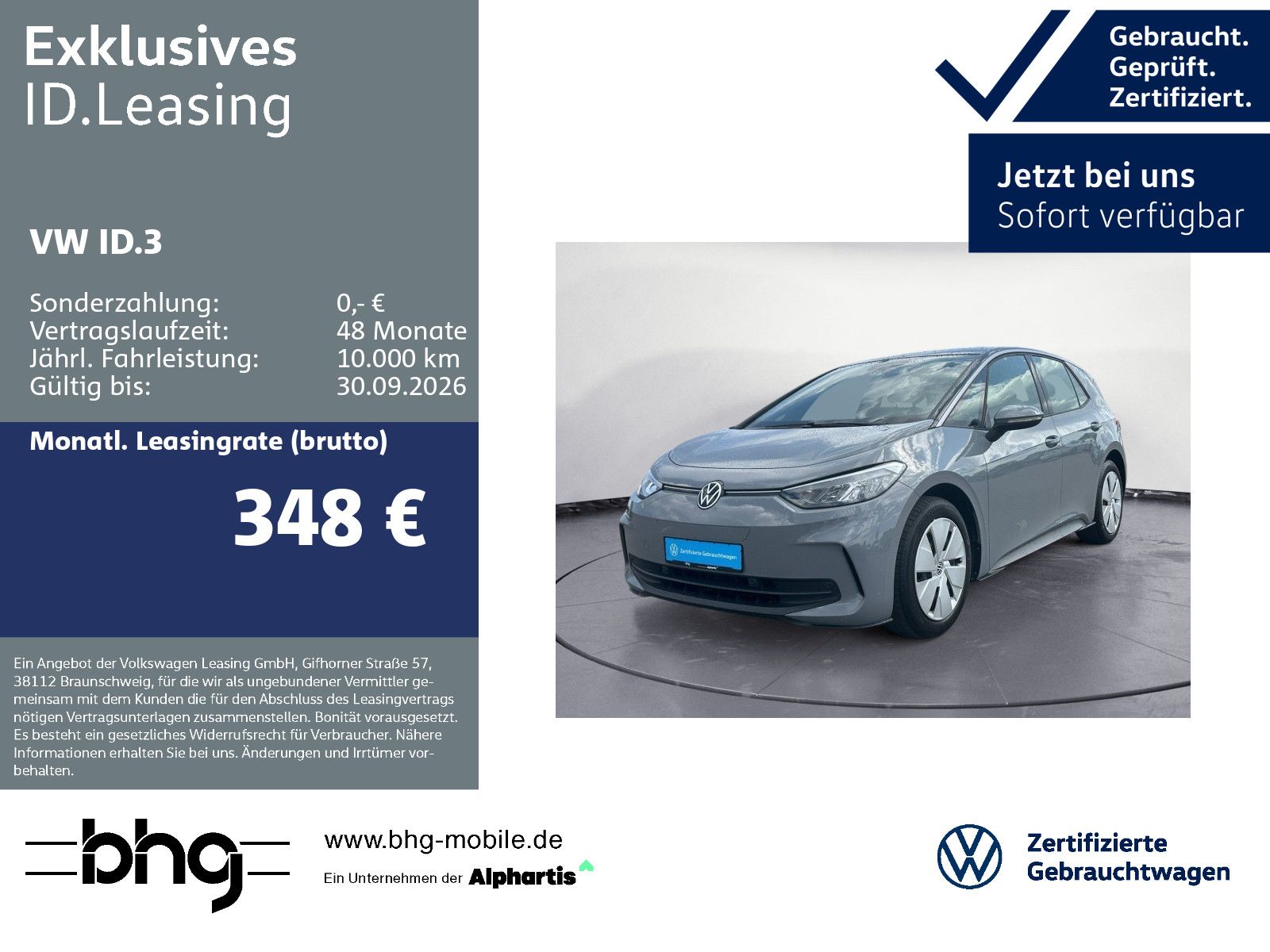 Volkswagen ID.3 Pro Automatik Assist App-Connect Fahrprofil foto 1