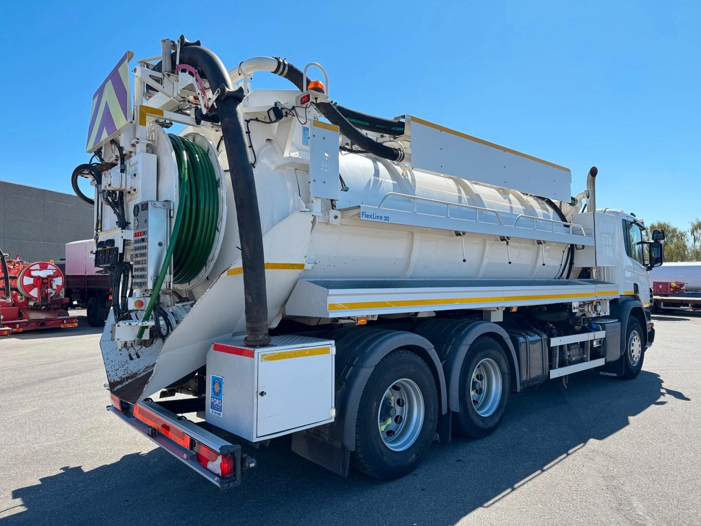Scania P360 6x4 Hvidtved Larsen Flexline 312 Euro 6