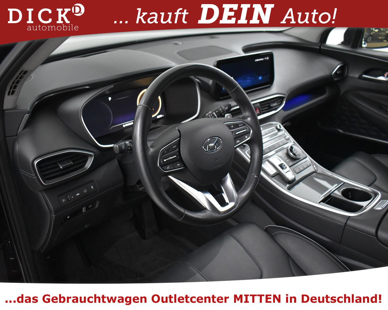 HYUNDAI Santa Fe 1.6 Hyb 4WD Prime PANO+MEMO+360+VOLL+ - Image 10