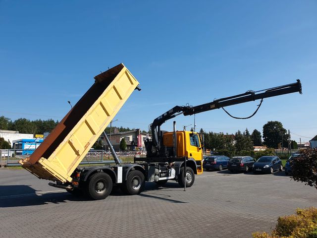 DAF CF 380 GINAF X3335 6x6 KIPPER MEILLER KRAN HYDRO