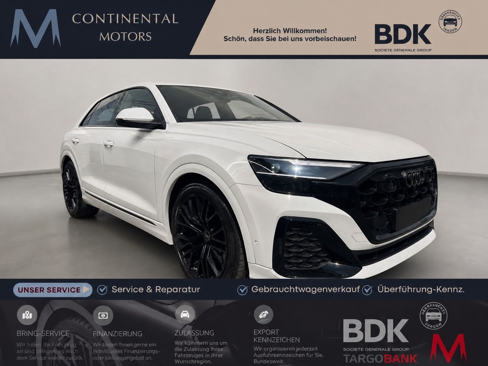 AUDI Q8 Q8 45 TDI quattro*S-Line Sport Plus*Black Optik*, Ansicht 4