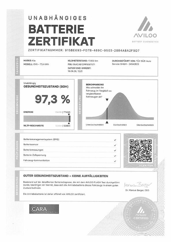 Kia EV6 77 GT-Line +ELEKTRO+OBC11KW+L/SHZ+GD+360+