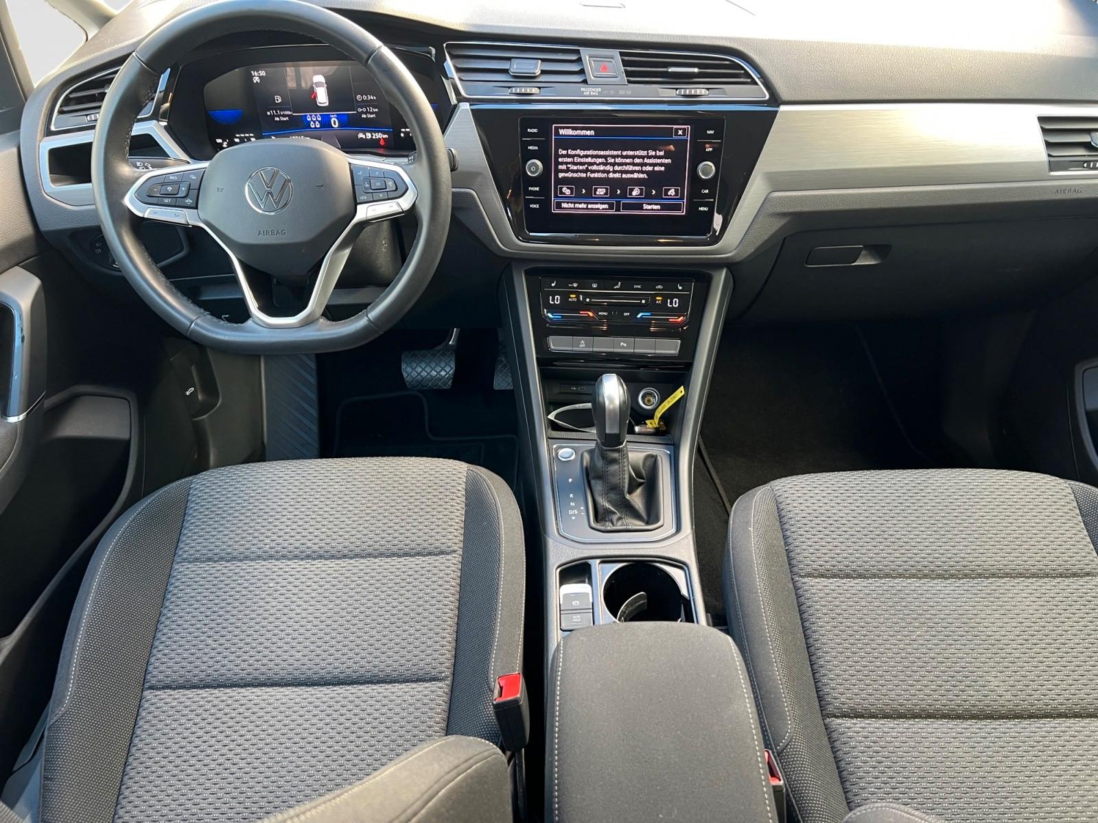 Volkswagen Touran 1.5TSI DSG 7 SITZE APP ACC LED SHZ ASSIST, миниатюра 10