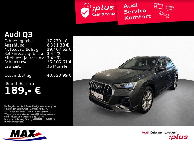 Q3 35 TDI S LINE LED+NAVI+KAMERA+ALU+SHZ+PDC
