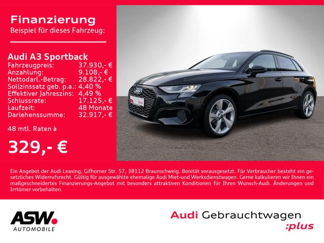 Audi A3 Sportback advanced 30TDI Navi LED AHK RFK ACC