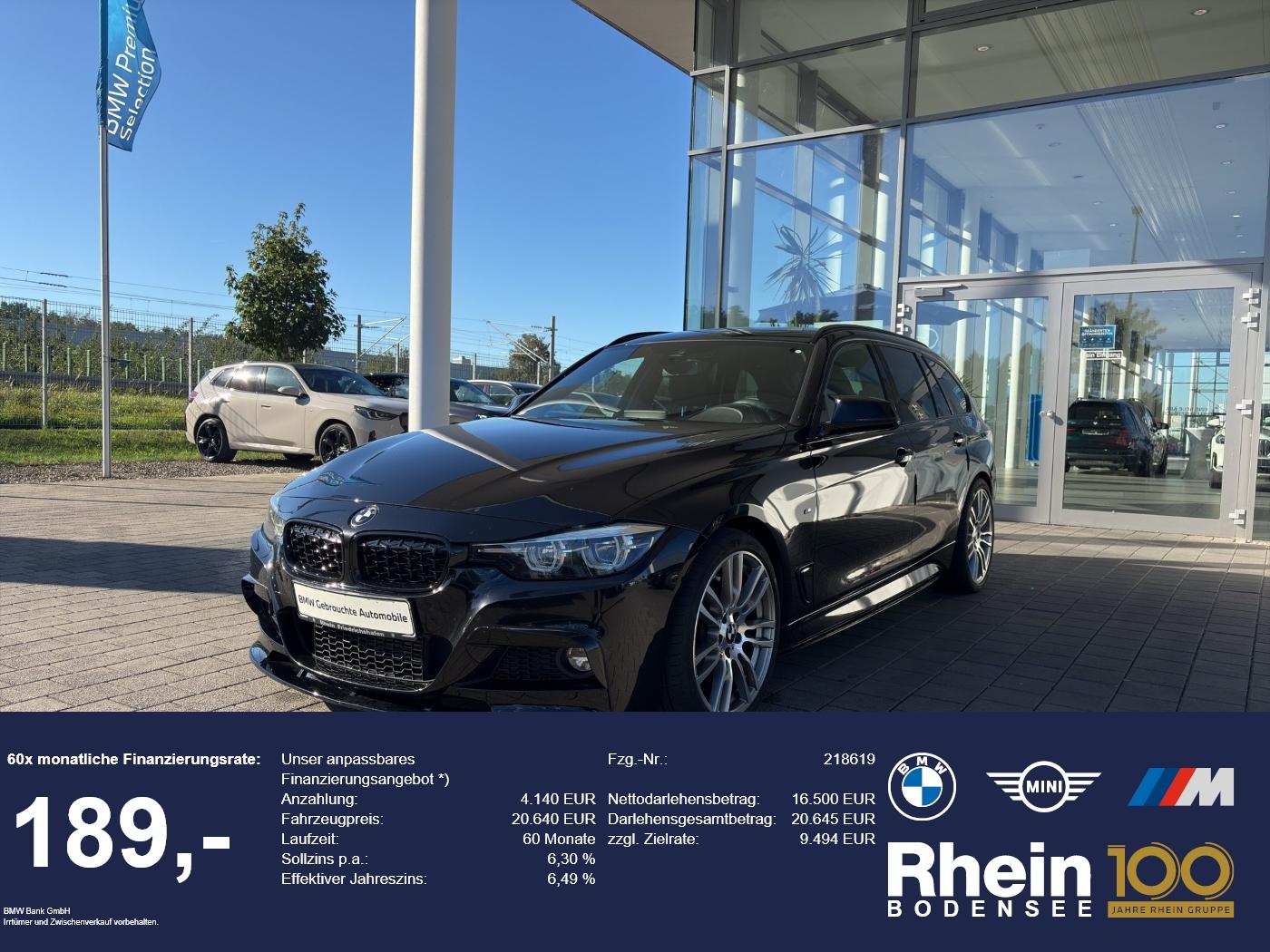 BMW 320d Touring M Sport AHK LED Navi SH 19