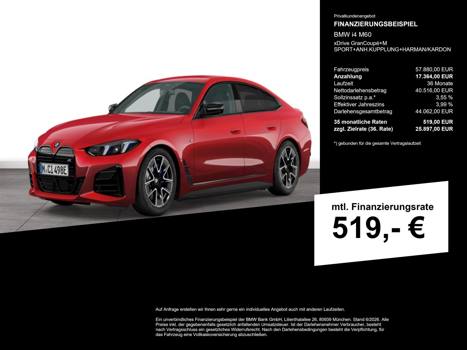 BMW i4 M60 xDrive GranCoupé+M SPORT+ANH.KUPPLUNG+HAR imagem 2