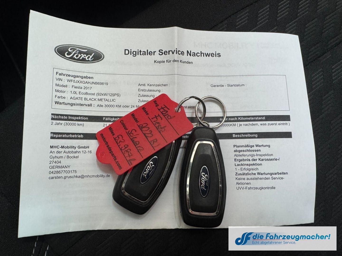 Fahrzeugabbildung Ford Fiesta Titanium Navi LED Blendfreies Fernl. Kurv