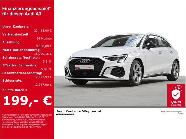 Audi A3 Sportback 35 TFSI S-LINE DAB LED SHZ PDC GARA