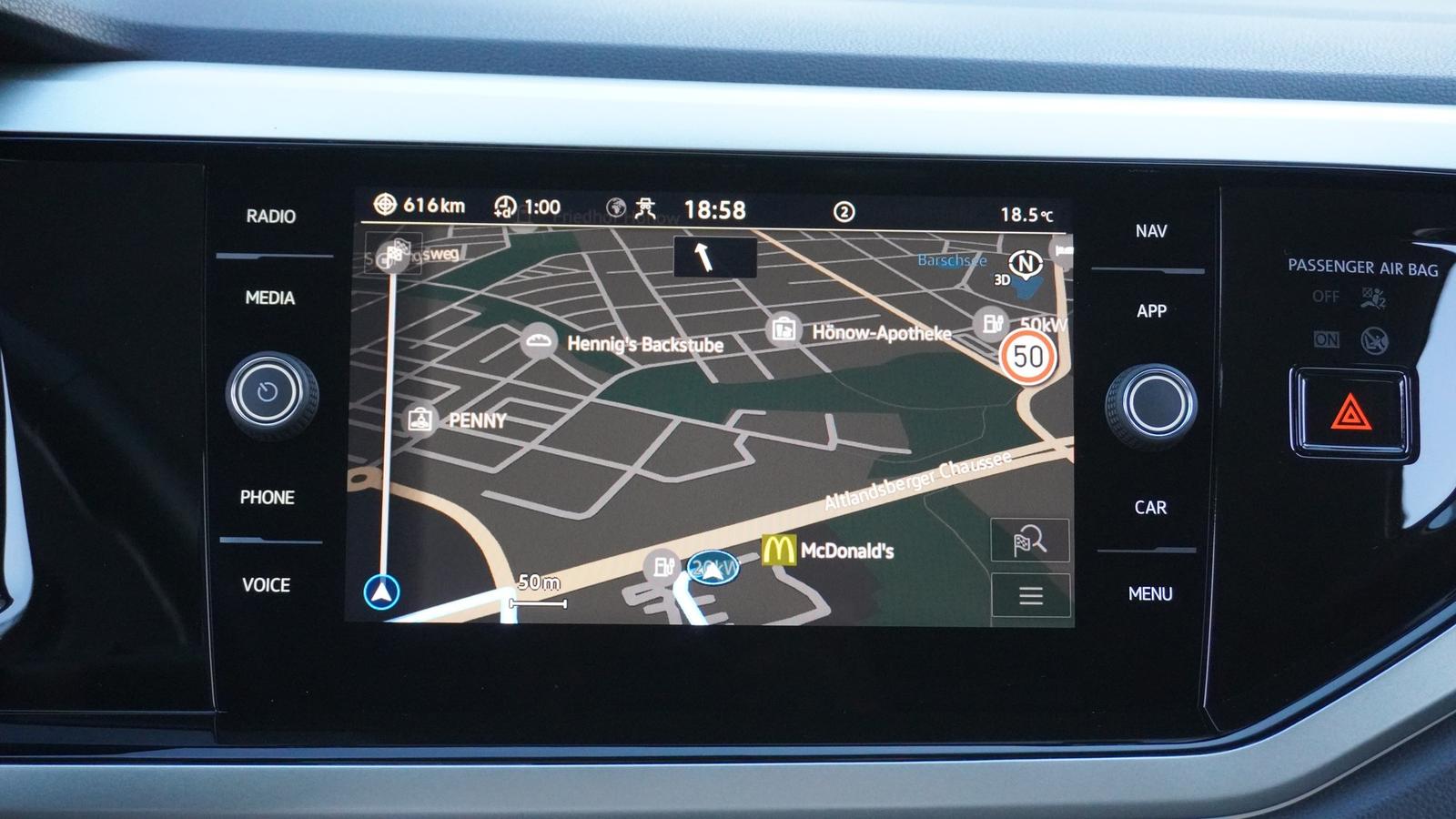 Volkswagen Polo 1.0 Move LED Navi Sitzheizung Android Apple, миниатюра 23