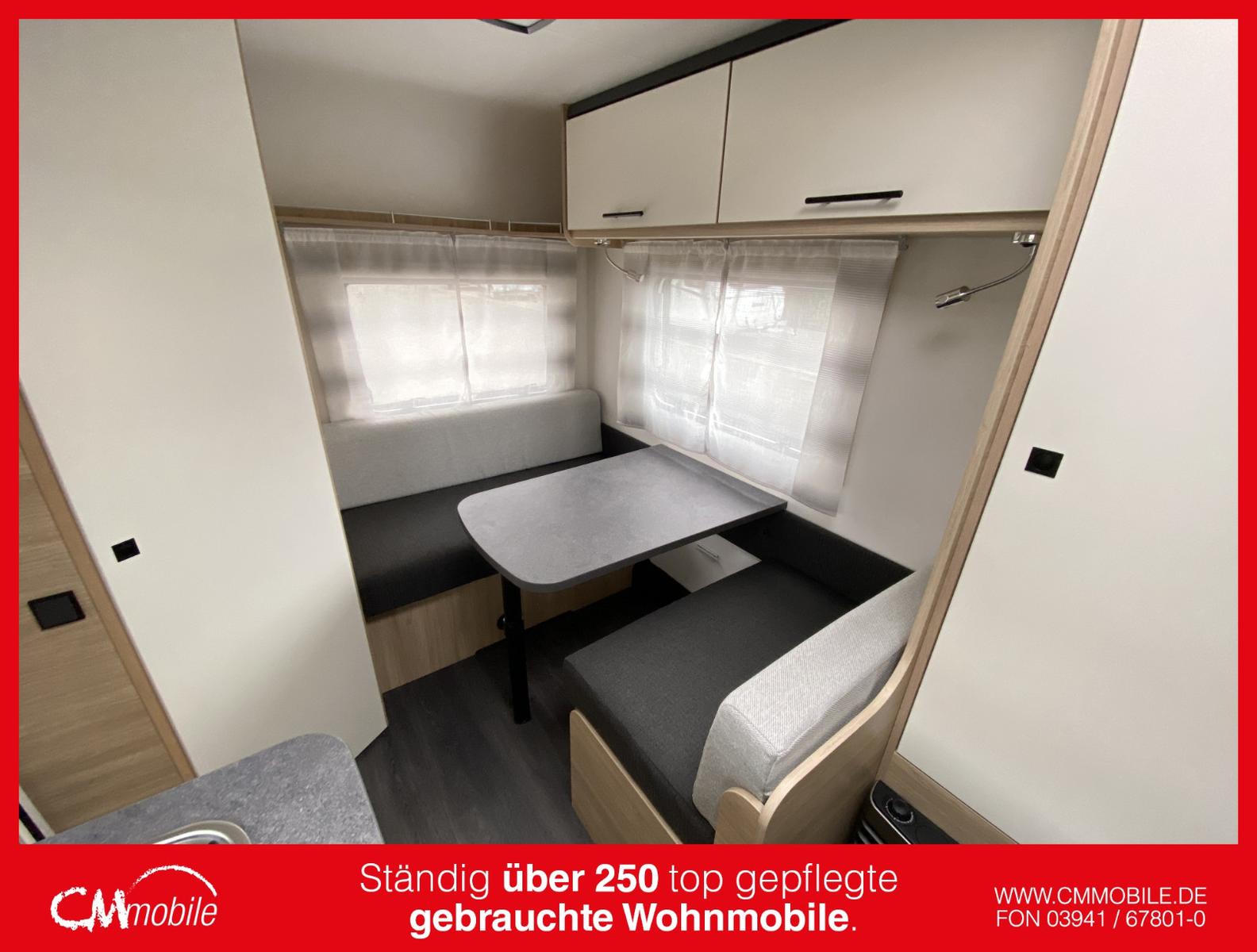 Sterckeman Easy 390 CP - Festbett - 4er Sitzgruppe -