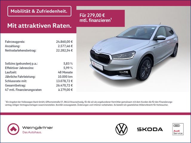 Fabia 1.0 TSI Drive, AHK, Winterpaket, 6 Gang