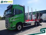 Volvo FH16 750 6x4 Holzaufbau mit Kran, Retarder