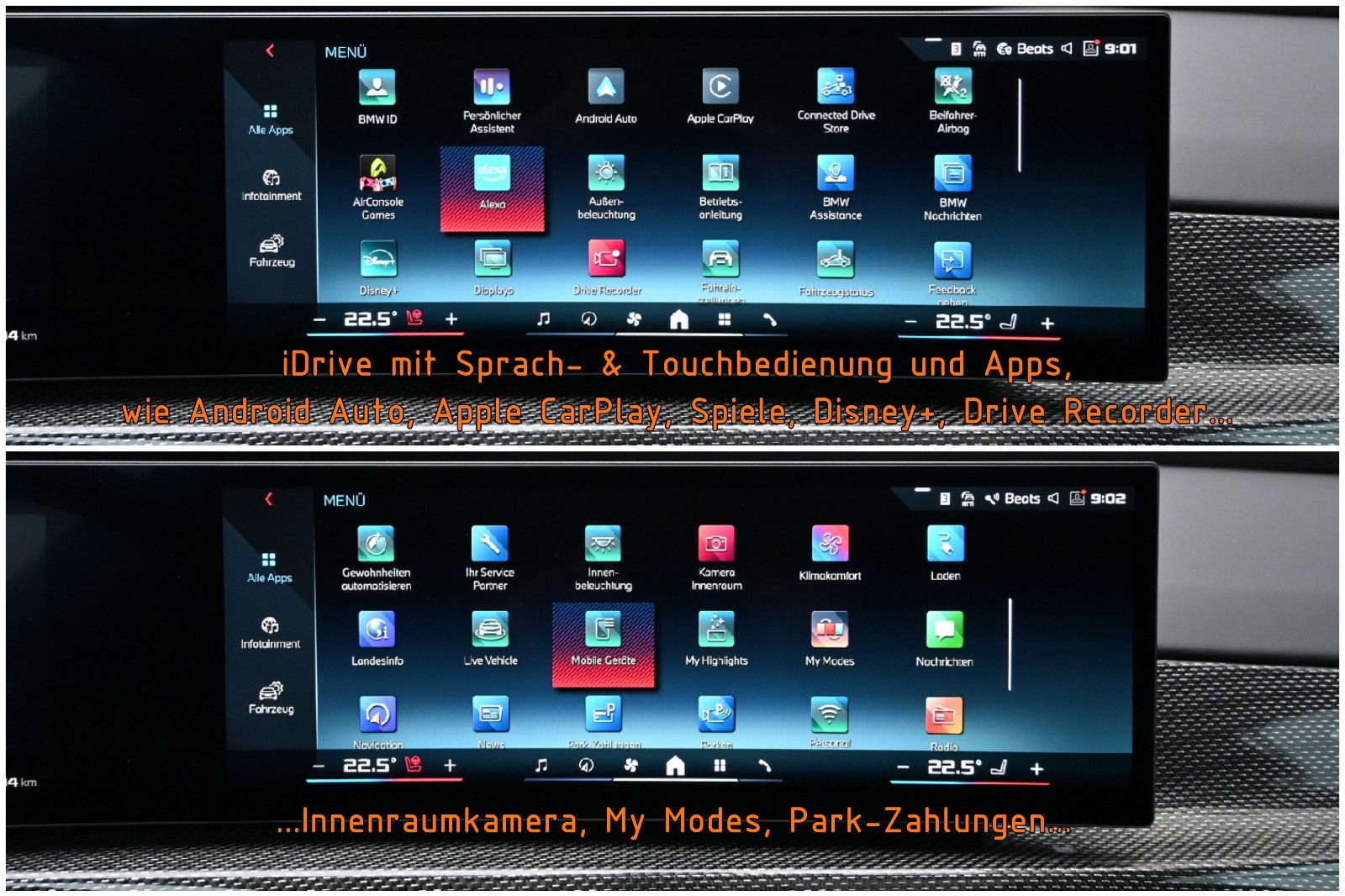 Fahrzeugabbildung BMW i7 M70 xDrive °UVP 223.369€°VOLLLEDER+ALCANTARA°